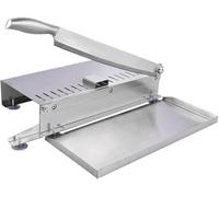 Cutter Meat Slicer, Manual Meat Bone Cutter, Stainless Steel Commercial Meat Guillotine Machine, Cutting Machine For Chicken Duck Fish Lamb Meat Bone,M-S