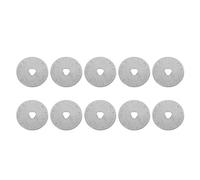 Cutter Replacement Blade, olfa 45mm Rotary Cutter Blades 45mm Rotary Blades Portable Practical Blade for Paper for Cutting Fabric for Leather for Fiber for Carpet
