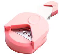 Cutter Rounding Pun/ches for Paper Crafts,Corner Cutter,Corner Rounder Pun/ch,Professional Paper Round Corner Multifunctional,Portable Corner Rounder Pun/ch for Card,Paper Crafts Rounder Cutter(Pink)