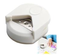 Cutter Rounding Pun/ches for Paper Crafts,Paper Pun/ches for Crafts,Round Corner Cutter,Circle Cutters for Crafting,Corner Cutter for Card Making,Gift Tag Pun/ch Cutter,DIY Projects Postcard(White)