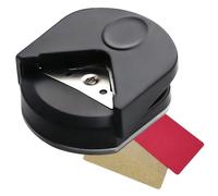 Cutter Rounding Pun/ches for Paper Crafts,Round Corner Cutter,Circle Cutte/rs for Crafting,Card Making Supplies,Paper Pun/ches for Crafts,Rounded Corner Tool Suitable for Pap/er,Cards,Postcards(Black)