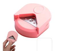 Cutter Rounding Pun/ches for Paper Crafts,Round Corner Cutter,Corner Cutter Tool for DIY Craft,Professional Paper Round Corner Multifunctional,for DIY Project Photocards Card Making Scrapbooking(Pink)