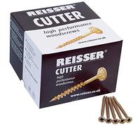 Cutter Woodscrews 4.0 X 40mm (200), Fastener Material Carbon Steel, Fastener Plating Yellow Zinc, Reisser - Cutter Wood Screws, Screw Head Style Flat/Countersunk Head Pozidriv, Screw Length 40mm, Th