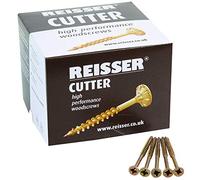 Cutter Woodscrews 4.0 X 60mm (200), Fastener Material Carbon Steel, Fastener Plating Yellow Zinc, Reisser - Cutter Wood Screws, Screw Head Style Flat/Countersunk Head Pozidriv, Screw Length 60mm, Th