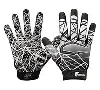 Cutters Football Gloves - Game Day Football Receiver Gloves with High Tack Silicone Grip, Superior Support and Protection, Adult
