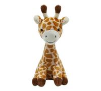 Cutties and Giggles Soft Plush Teddy Bear, 20 cm, Light Stuffed Animals Plush Gifts for Girls Kids Baby Toddlers, Black, Christmas Toys (Giraffe)