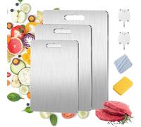 Cutting Board 29x20cm -Non-Slip Titanium with Handle Essential Kitchen Tool for Chefs Easy to Clean Ideal for Food Prep