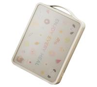 Cutting Board - 32 x 41.5 cm Stainless Steel Chopping Boards | Kitchen Cutting Board | For Thermoplastic Elastomers for Cooking Non Slip for Restaurant, Travel, Hiking, Picnic, At the Aper