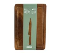 Cutting Board Acacia Wood Chopping Serving Food Worktop Saver Rectangle 30X20Cm
