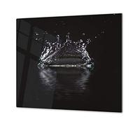 Cutting Board and Cooktop Cover - Impact & Shatter Resistant Glass; Measures: Single: 60 x 52 cm”; Double: 2 x 30 x 52 cm; D02 Water Series: Water 2