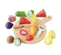 Cutting board and food Multicoloured one size