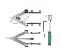 Cutting Board Clamp - Adjustable Panel Clamp, 4 Directional Pressure Tool with Easy Locking, Sturdy Woodworking Clamps for Tabletop Assembly Cabinet Furniture Bonding Handmade Projects 46x16x10cm