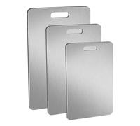 Cutting Board - Double Sided cuttinng Boards | Kitchen Chopping boardd | Food Grade Scratch Resistant mesh | Titanium Metal Cuttingg Boardds for Cooking Home Fruits Vegetable Butcher Station