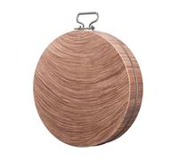 Cutting Board for Kitchen Rosewood with Handle Reversible Round Chopping Board Charcuterie Board Butcher Block for Meat, Fruit(39cm/15.3in)
