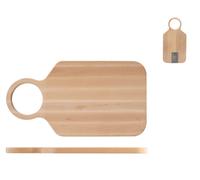 Cutting Board In Beech Wood With Handle 42x22x1.8H cm. Not Suitable For Washing