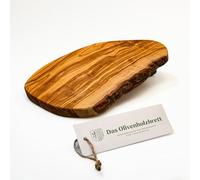 Cutting Board Olive Wood Untreated Natural Cut with Original Natural Edge
