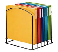 Cutting Board Organizer,5-Slot Cookie Sheet Baking Tray Organizer Rack | Chopping Board Storage Rack - for Kitchen Pantry Cabinet Countertop Home Farmhouse Household