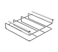Cutting Board Rack Under Cabinet | Under Shelf Chopping Board Holder | Multifunctional Under Cabinet Cutting Board Holder with Hook for Spoon, Cup, Pot Lid, Towle