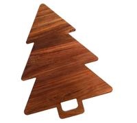Cutting Board Serving for Wooden Christmas Tree Bread Cake Kitchen