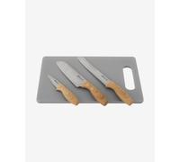 Cutting board set + 3 knives Outwell Caldas grey