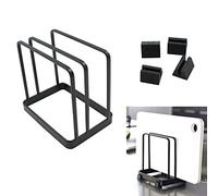 Cutting Board Stand, Cutting Board Organizer, Metal Dish Rack - for Storing Various Kitchen Utensils Such as Cutting Boards, Space-Saving in The Kitchen, Black, 1 Piece