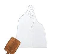Cutting Board Template Set - Portable Acrylic Router Stencil, Wood Handle Template | Deli Card Reusable Template, Small Serving Board Guide