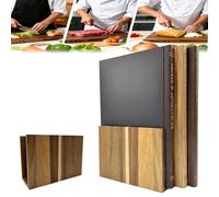 Cutting Board That Looks Like Books, Book Cutting Board Set, Chopping Board Set of 3 with Stand, for The Books Loving Chef, Fruits, Vegetables, Meat, Fish, Cheese and Bread (1Set)