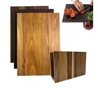 Cutting Board That Looks Like Books, Thickened Wooden Supplies 3 Pieces, Kitchen Cutting Boards, Funny Books Cut Board Library Set with Storage Stand, for Home Chefs and Cooking Enthusiasts