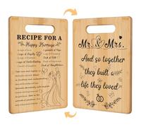 Cutting Board Wedding Gift for Couple,Bridal Shower Gifts for Bride Groom