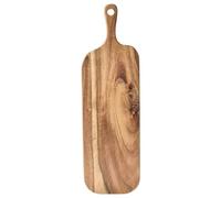 Cutting Board, Wooden Cutting Board with Handle, Natural Wood Chopping for Kitchen, Multipurpose Serving Platter for Cheese Fruits Charcuterie (16" x 5"), Wood Boards