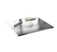 Cutting Boards for Kitchen | Sturdy Food Tray | Stainless Steel Kitchen Griddle for Meat, Vegetables, Bread, Pastry, Sushi, Butcher, Homemade