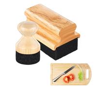 Cutting Boards Wax Applicator Scrub Brush for Butcher Blocks