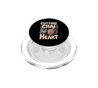 Cutting Chai Full Heart Masala Chai Tea Indian PopSockets PopGrip for MagSafe