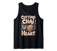 Cutting Chai Full Heart Masala Chai Tea Indian Tank Top