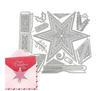 Cutting Dies 2023 | Cutting Dies Christmas | Metal Christmas Decorative Box Cutting Dies Stencils for 3D Wedding Box Candy Box
