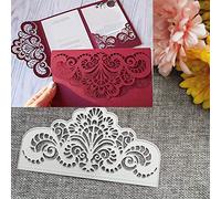Cutting Dies Embossing DIY ,Flower Metal Cutting Dies DIY Scrapbooking Invitation Cards Album Art Stencil - Silver…
