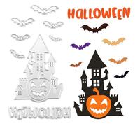 Cutting Dies For Card Making,Halloween Die Cuts For Card Making,Premium Metal Cutting Dies For Scrapbooking&Greeting Cards,Versatile Designs For Birthdays,Holidays,Perfect For Crafters&Diy Enthusiasts
