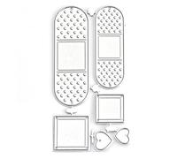 Cutting Dies for Card Making,Lovely Band-aid DIY Embossing Stencil Greeting Gift Card Scrapbook Cutting Dies