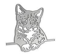 Cutting Dies for Card Making Lying Kitten Metal Die Cuts Embossing Stencil for Album Paper Cards Art Craft Cutting Dies Card Making Egg Shape