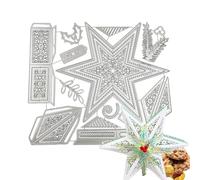 Cutting Dies for Card Making,Metal Star Shape Embossing Stencil,Cutting Dies | Embossing Stencil Template for Crafting Scrapbooking Candy Box Birthday Holiday Wedding