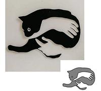 Cutting Dies for Card Making, YunTrip Animal Cat Metal Cutting Dies for DIY Scrapbooking Album Embossing Photo Craft Paper Cards Decorative Craft