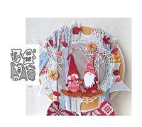 Cutting Dies for Card Making, YunTrip Christmas Dwarf Gnome Metal Cutting Dies for DIY Scrapbooking Album Embossing Photo Craft Paper Cards Decorative Craft