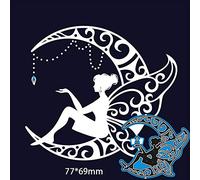 Cutting Dies for Card Making, YunTrip Fairy Moon Metal Cutting Dies for DIY Scrapbooking Album Embossing Photo Craft Paper Cards Decorative Craft