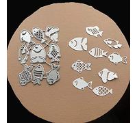Cutting Dies for Card Making, YunTrip Fishes Metal Cutting Dies for DIY Scrapbooking Album Embossing Photo Craft Paper Cards Decorative Craft