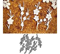 Cutting Dies for Card Making, YunTrip Flower Branches Metal Cutting Die Cut Stencils for DIY Scrapbooking Photo Album Paper Decorative Craft for Greeting Cards/Invitation
