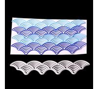 Cutting Dies Stencil Metal Mould Template for DIY Scrapbook Album Paper Card Making (Wave Cutting Dies)