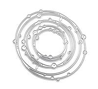 Cutting Dies Stencil Round Metal Die Cuts Template Scrapbooking Paper Craftings Embossing