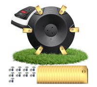 Cutting Disc, Knife Plate, Compatible with ECOVACS Goat O500, O800, O1200, G1-800, G1-2000, G1, Replacement Blade Plate with 18 Blades, Blade Disc Lawn Robot, Lawn Trimmer Replacement Parts
