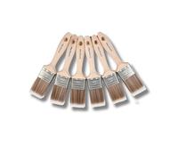 Cutting Edge 6x2" Brushes Paintbrush Set - Professional Premium Quality Synthetic Bristle - 2” Size - Ergonomic Beavertail Handle for a Comfortable Grip, SRT Synthetic Fibres, No Breaking-in Required