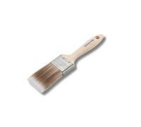 Cutting Edge Professional Premium Quality SRT Synthetic Filament Paint Brushes - 2" - Wooden Ergonomic Grip Beavertail Handle - Suitable for All Paints, No Breaking-In Required (2" / 50mm)